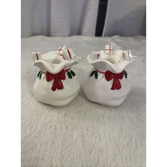 Holiday Candlestick Holders‎ (set Of 2) - Picture 1 of 4